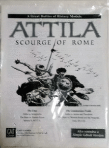 GMT/ATTILA SCOURGE OF ROME/A GREAT BATTLES OF HISTORY MODULE/新品駒未切断/日本語訳なし