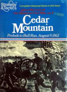 SPI/STRATEGY & TACTICS NO.86 CEDAR MOUNTAIN/新品駒未切断/日本語訳無し