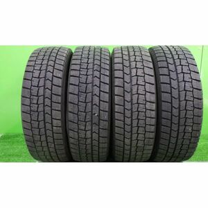 ダンロップ WINTER MAXX WM02 185/60R15 4本SET／2017年製 8~9分山スタッドレスタイヤ／特筆すべき損傷なし／白石区手渡し可／ヴィッツ等に