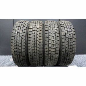 ダンロップ WINTER MAXX WM02 165/65R14 4本SET／2017年製9分山スタッドレスタイヤ／中古 特筆すべき損傷なし／白石区手渡し可／ルーミー等