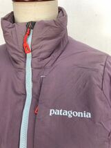 PATAGONIA パタゴニア　レディース　パープル　ワンポイント　ナイロンジャケット　アウター　上着　XS表記_画像3