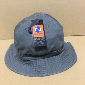 NEWHATTAN オリーブ L/XLサイズ メトロハット ツイルコットン OLIVE チャコールグレーに近い色 ミリタリー グリーン ニューハッタン 帽子