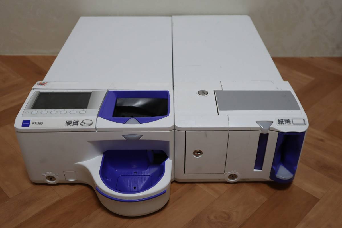 グローリー】レジつり銭機 硬貨 紙幣(RT-200)(RAD-200) 現状品 管