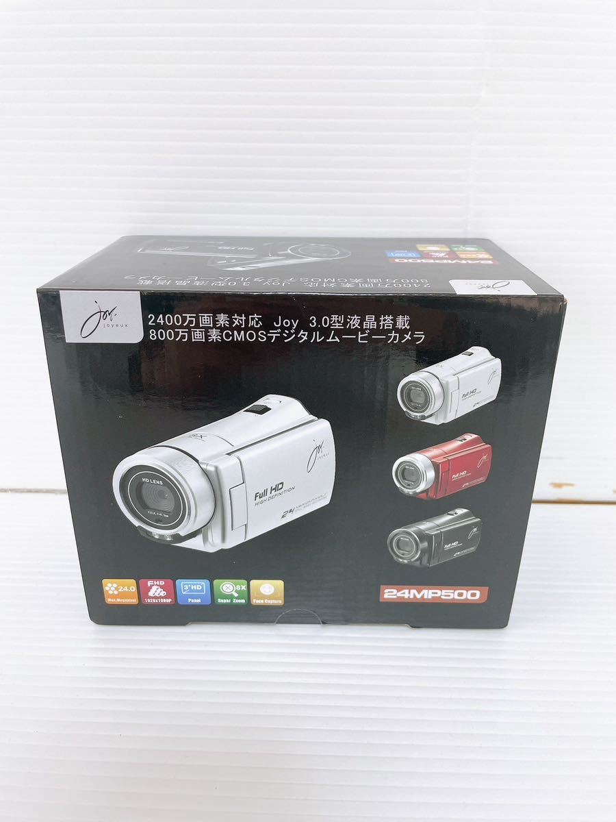 98%OFF!】 1円~ 未開封 未使用品 ジョワイユ JOYEUX 2400万画素 CMOS デジタルムービーカメラ 24MP900 ブラック 本体 まとめて10台セット M065 veme.fi
