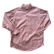 【Vintage】Brooks Brothers ボタンダウンシャツ 16 1/2 - 4 ハケメ レッド ブルックスブラザーズ MADE IN USA_画像1