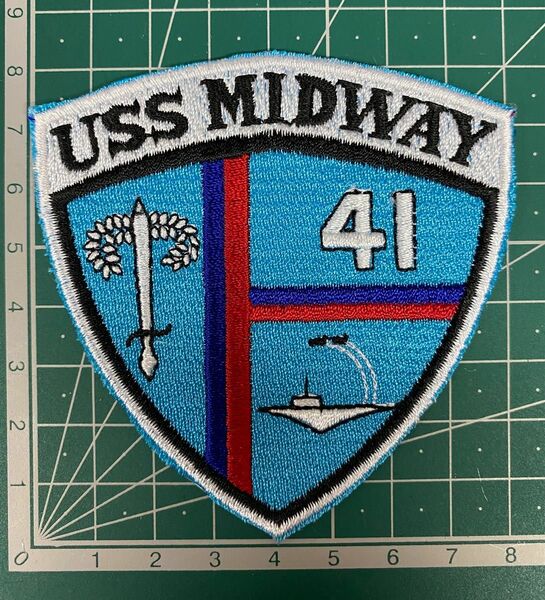 NO.017 再販　USS MIDWAY ミリタリーワッペン