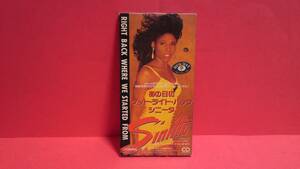 SINITTA(シニータ)「RIGHT BACK WHERE WE STARTED FROM(あの日にゲット・ライト・バック)」8cm(8センチ)シングル