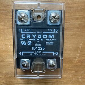 SSR ソリッドステートリレー Solid State Relay AC25A 大電流 無接点リレー TD1225 CRAYDOM 中古