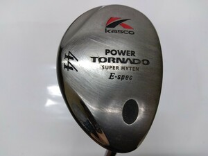 UT kasco キャスコ POWER TORNADO SUPER HYTEN E-SPEC 44 19度 flex:R POWER TORNADO E-SPEC パワートルネードEスペック44ユーティリティ