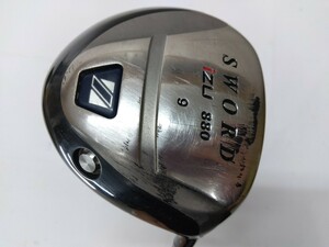 1W KATANA GOLF カタナゴルフ SWORD iZU 880 9度 flex:S ROMBAX 6V05 メンズ右 ヘッドカバー付き　ソォードiZUドライバー