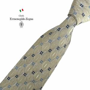 ERMENEGILDO ZEGNA ネクタイ パターン柄 エルメネジルド ゼニア USED 中古 m074