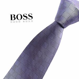 HUGO BOSS ネクタイ 格子柄 ヒューゴ ボス USED 中古 m089