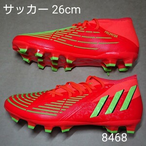 サッカースパイクシューズ 26cm アディダス adidas PREDATOR EDGE.2 HG/AG 8468