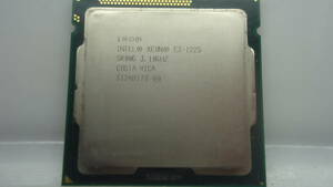 Socket LGA1155 Intel XEON E3-1225 ② 完全動作品　　 　　　CPU 第二世代 i5 2400同等 インテル ソケット ネコポス 同梱可