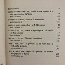 【仏語洋書】Autour de Jean-Paul Sartre / Pierre Verstraeten（序）【ジャン＝ポール・サルトル】_画像4