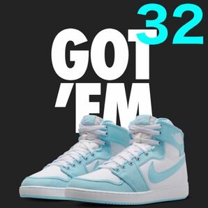 Nike Air Jordan 1 High KO "Bleached Aqua" 32cm 超希少サイズ　ジョーダン