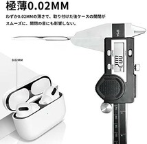 ANYOI AirPods Pro 用 ダストガード 【2セット0.02mm 極薄】エアーポッズ Pro用 ガードカバー 故障防止_画像5