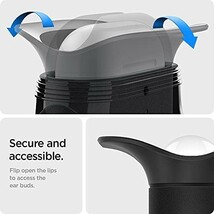 Spigen AirPods 3 ケース Airpods 第3世代 ケース IP67 防水 防塵 ワイヤレス充電 対応 カラビナ_画像7