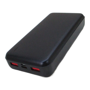 モバイルバッテリー 20000mAh PD対応 PSEマーク有 ラソス ブラック L-20M-B2/0521/送料無料