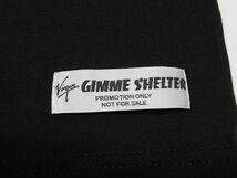 ★美品・未着用★ USA製 ローリング・ストーンズ 映画 「Gimme Shelter」 非売品 プロモーション Tシャツ sizeM 黒 ★古着 Live Licks_画像3