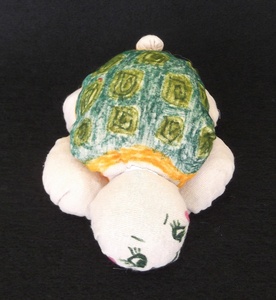 Art hand Auction Tortuga de peluche hecha a mano hecha a mano, trabajos hechos a mano, interior, bienes varios, otros