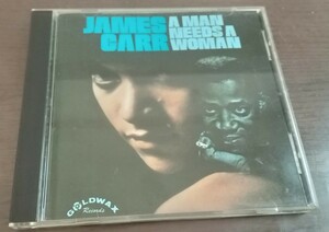 【中古ＣＤ 廃盤】　James Carr / A Man Needs A Woman / 日本　Vivid Sound/ 日本盤　/ ライナー付　ライナー裏の写真が良い!! 　/ 廃盤