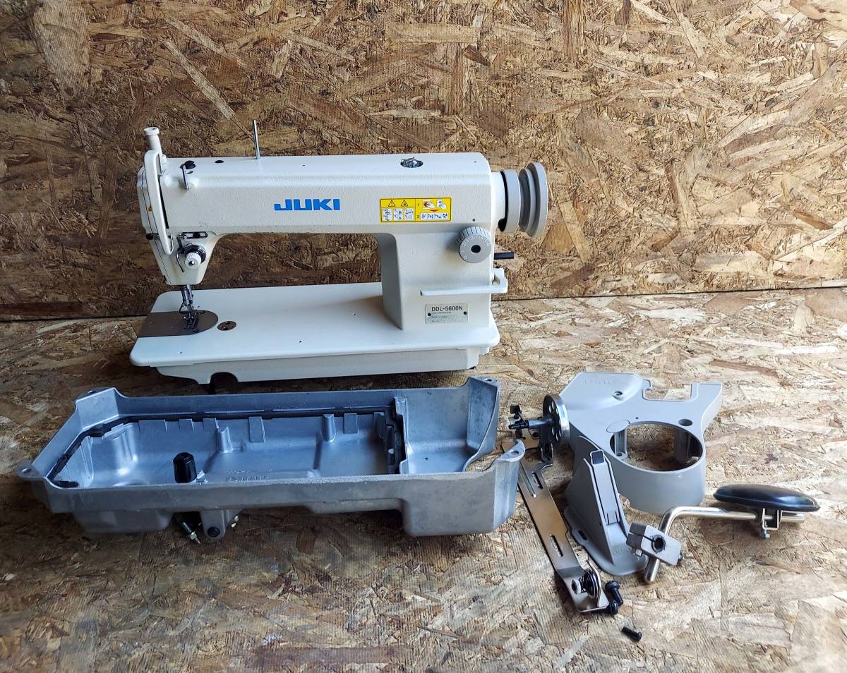 人気満点 JUKI モーター付 工業用ミシン 工業用ミシン 脚台 DDL-5600N