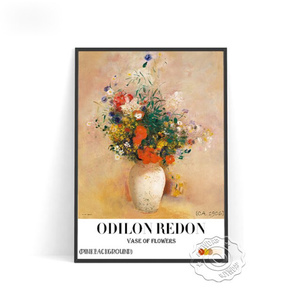 G2812 オディロン・ルドン Odilon Redon キャンバスアートポスター 50×70cm イラスト インテリア 雑貨 海外製 枠なし H