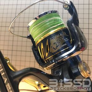 リール用ライン号数ステッカー 10枚セット!釣り!魚種35種類送料込!