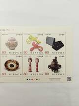 切手シート　平成25年　2013年　伝統的工芸品シリーズ　第2集　80円×10枚　現状品_画像3