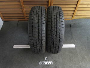 G894-3 ②★2021年製★超バリ山イボ付き★165/65R15 81Q GOODYEAR ICE NAVI8 2本セット★冬