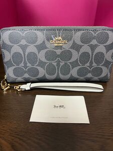 COACH長財布ストラップ付【並行輸入品】 COACH アウトレット コーチ長財布