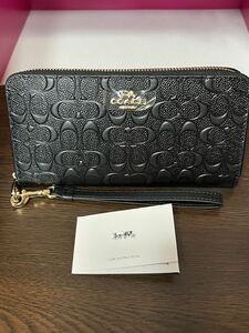 COACH長財布ストラップ付【並行輸入品】 長財布 COACH コーチ長財布