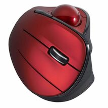 送料無料★ナカバヤシ Digio2トラックボールマウス 角度可変 Bluetooth5.0 5ボタン 光学式 レッド_画像2