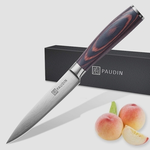 送料無料★PAUDIN ペティナイフ 果物ナイフ 127mm ペティナイフ 包丁 ステンレス 両刃