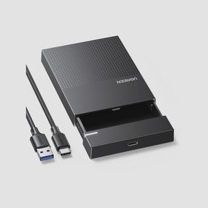 送料無料★UGREEN 2.5インチHDD/SSDケースUSB3.1Gen 2規格SATA3.0USB C-USB Aケーブル付