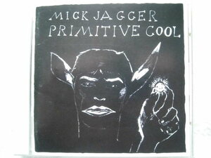 初回国内盤32DP-810 / Mick Jagger / Primitive Cool / 歌詞対訳付 「Let's Work」「Throwaway」収録 / Lead Guitar Jeff Beck / 1987 