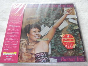 国内盤帯付 / 新品未開封 / Burton Inc. / L.A. Will Make You Pay $$$ / US BLACK DISK GUIDE 掲載アルバム / レアグルーヴ JAM氏解説