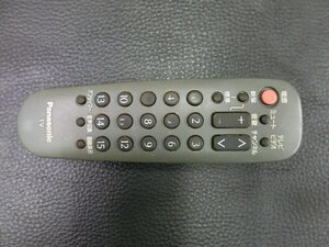 中古 パナソニック Panasonic テレビ TV リモコン 型番: TNQ10468-1 管理No.36078