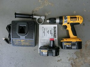 中古 デウォルト DEWALT 充電式 ドリル ドライバー セット DW988-JP 充電器 DE9117 管理No.36300