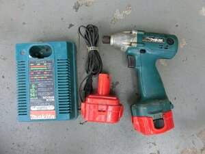 中古 マキタ makita 充電式インパクトドライバー 6914D 充電器 DC1209 コードレス ジャンク 管理No.36298