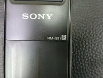 中古 ソニー SONY テレビ TV ビデオ VIDEO リモコン 型番: RM-591 管理No.36310_画像6