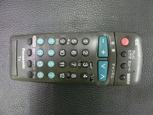 中古 パナソニック Panasonic テレビ TV リモコン 型式: TNQE066 管理No.36395