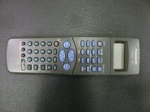 中古 パナソニック Panasonic ビデオデッキ VHS テレビ TV CS リモコン VEQ2354 管理No.36400_画像1