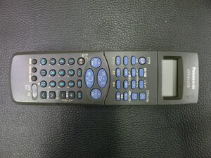 中古 パナソニック Panasonic ビデオデッキ VHS テレビ TV CS リモコン VEQ2354 管理No.36402