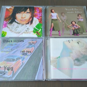 【送料込み 宇多田ヒカル『Can You Keep A Secret?』『Wait＆See』『SAKURAドロップス』『タイム・リミット』4枚セット