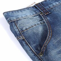 ZPT341☆大きいサイズジーンズ メンズ バギーパンツ デニムパンツ デニムカーゴパンツ ヴィンテージ アメカジ_画像4