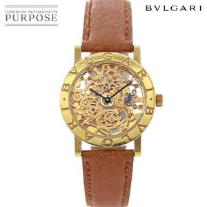  BVLGARY BVLGARI BVLGARY BVLGARY BB33GLSKP Vintage men's wristwatch skeleton K18YG self-winding watch BVLGARIBVLGARI 90189761