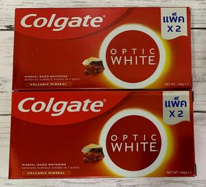 Colgate OPTIC WHITE VOLCANIC 100g x 4pcs