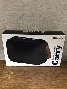 新品未使用 Bluetooth speaker(ブルートゥース スピーカー) 全長約12cm【Carry ブラック】送料350円